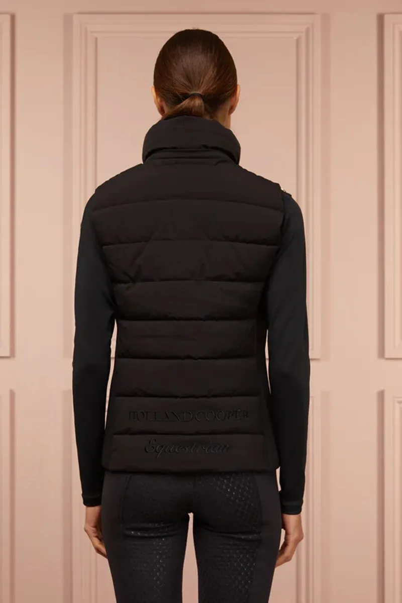 Holland Cooper Team HC Gilet Ladies in Black-1